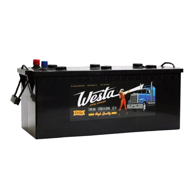 Акумулятор 6CT-190 А (3) Pretty Powerful WESTA WPP190